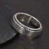 925 Sterling silver - roterbar ring - spinner design