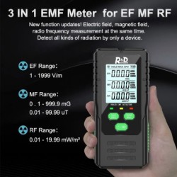 RD630 Electromagnetic field radiation detector - EMF meter - handheldRadiation detectors