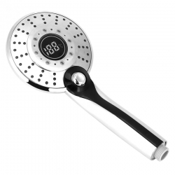Digital showerhead with 3-color led - temperature controllerShower Heads