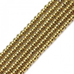 Natursten - lösa pärlor - armbandstillverkning - 200 stycken - 3 mm