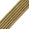 Natursten - lösa pärlor - armbandstillverkning - 200 stycken - 3 mm