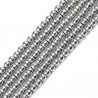Natursten - lösa pärlor - armbandstillverkning - 200 stycken - 3 mm