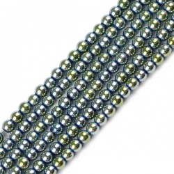 Natursten - lösa pärlor - armbandstillverkning - 200 stycken - 3 mm