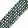 Natursten - lösa pärlor - armbandstillverkning - 200 stycken - 3 mm