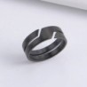 Ring i rostfritt stål för män och kvinnor - trendig design