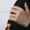 Ring i rostfritt stål för män och kvinnor - trendig design