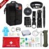 38 i 1 Survival första hjälpen kit - komplett militär set - utomhusutrustning nödutrustning