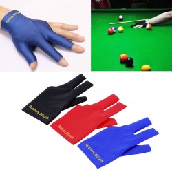 Snooker biljard öppna tre finger vänster hand handske