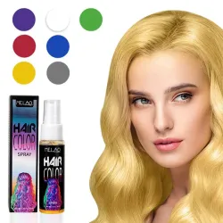 Tillfällig hårfärgningsspray: omedelbar, blekmedelsfri - varm sköljning för cosplay och fester