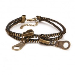 Double-deck zipper - retro anklet