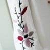Long Loose Embroidery Knitted Sweater Cardigan