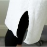 Long Loose Embroidery Knitted Sweater Cardigan