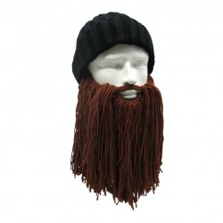 Viking Wool Beard och Hat Halloween Mask