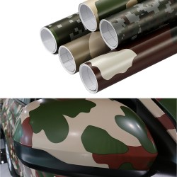 Bil - motorcykel kamouflage vinyl PVC wrap - klistermärke - dekal - 30 * 100cm