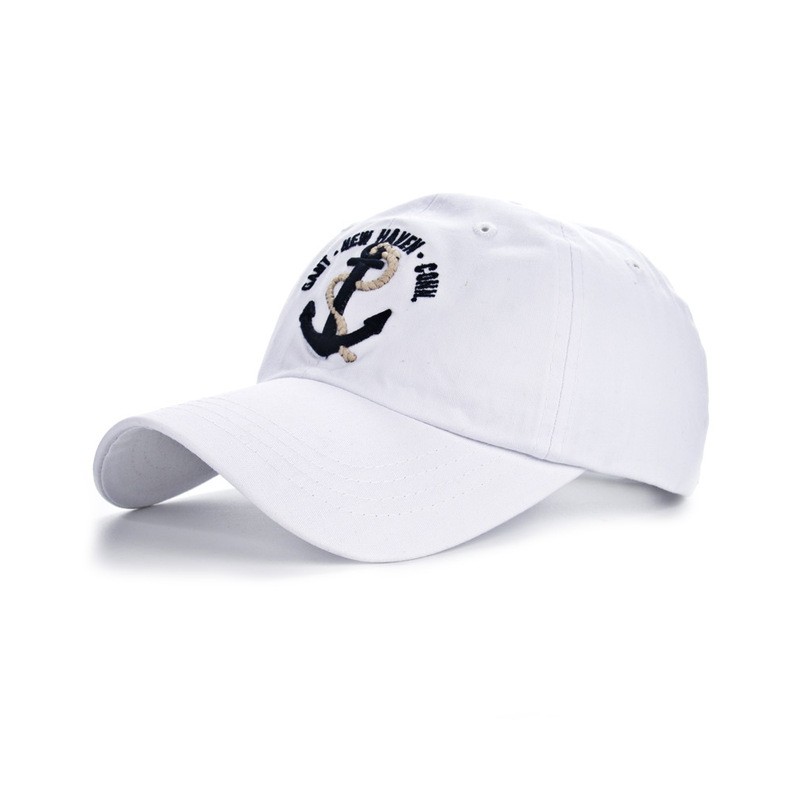 Baseball cap med ankar - bomull - justerbar - unisex