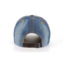 Fashionable cotton / jeans baseball cap with rhinestones starsHats & Caps