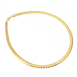Flat Snake rostfritt stål halsband