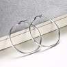 Gold & Silver Round Hoops örhängen 2 par