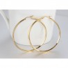 Gold & Silver Round Hoops örhängen 2 par