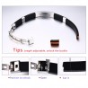 Silicone Stainless Steel Buckle Armband