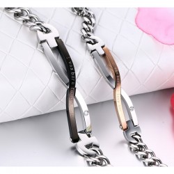 Stainless Steel Couples BraceletBracelets