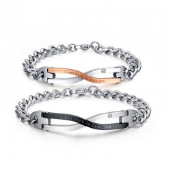 Stainless Steel Couples BraceletBracelets