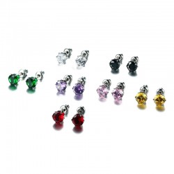 Shiny Crystal Stud Small EarringsEarrings