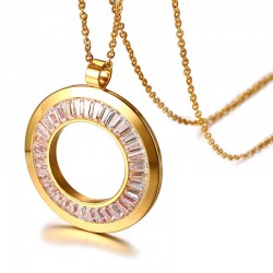 Rhinestone Gold Jewellery Set