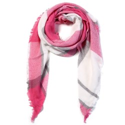 Triangle vinter scarf - premium kvalitet bomull