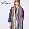 Striped Winter Scarf Soft Shawl