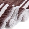 Striped Winter Scarf Soft Shawl