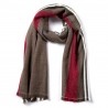 Striped Winter Scarf Soft Shawl