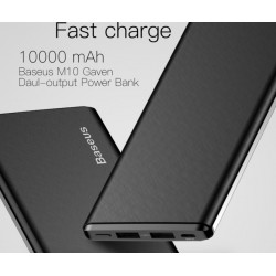 iPhone Xiaomi Mi Ultra Slim Power Bank Extern batteriladdare 10000 mAh