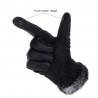 Retro förtjockade läder - pekskärm - anti-skid handskar
