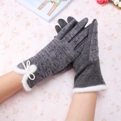 Cotton Wool Cashmere Elegant Ladies Gloves