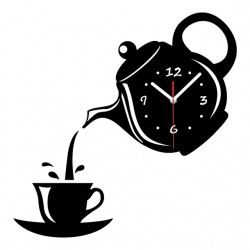 Kaffe Tea Cup Shape Wall Clock