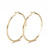 Gold & Silver Round Hoops örhängen 2 par