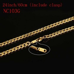Gold chain necklace 60cmNecklaces