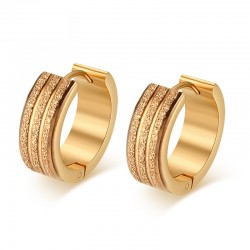 Round Gold Hoops örhängen