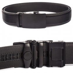 Cowhide Genuine Leather Automatic Buckle Belt