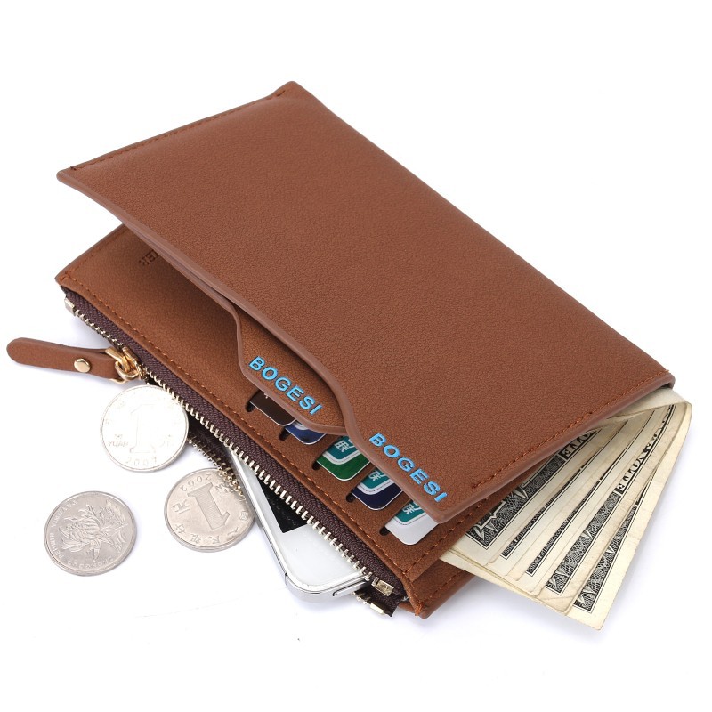 Läder väska plånbok & kreditkort slots