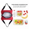 Portable thermal canvas lunchpåse
