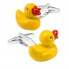 Yellow duck cufflinksCufflinks
