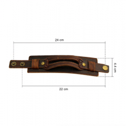 Leather cuff double wide rope bracelet unisexBracelets