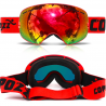 UV400 anti-fog dubbel skid snowboard glasögon