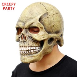 Skull full head halloween mask