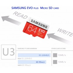 SAMSUNG EVO 32G - 64G - 128G mikro SD-minneskort - klass 10