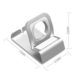 Dockstation för metallladdning - fäste för Apple Watch 5/4/3/2/1 - innehavare