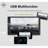 Bluetooth-bilradio - DIN 2 - 7 "Tums LCD-pekskärm - MP3-MP5-spelare - USB - MirrorLink