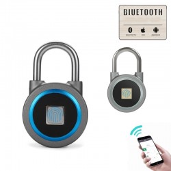 Padlock med fingeravtrycksskydd - Smart Keyless entry - vädertät - för Android & iOS